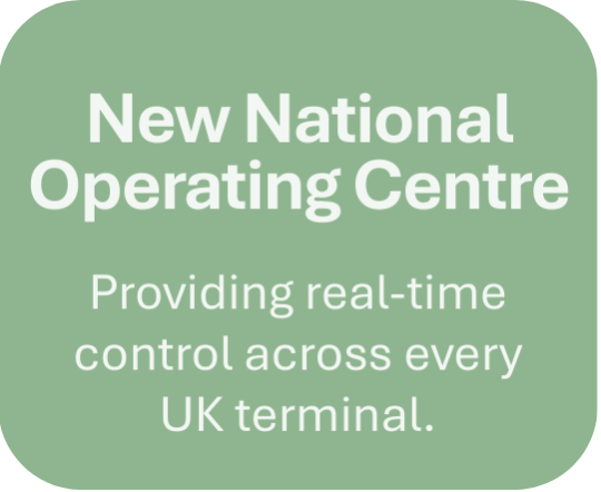 New National Operating Centre: Providing real-time control across every UK terminal.