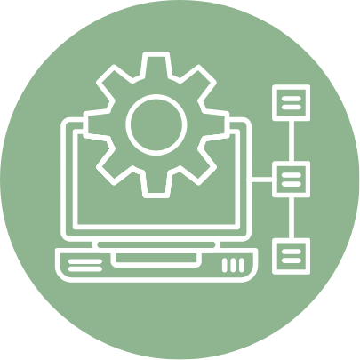 Systems fragmentation icon