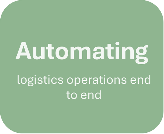 automating logistics operations end to end