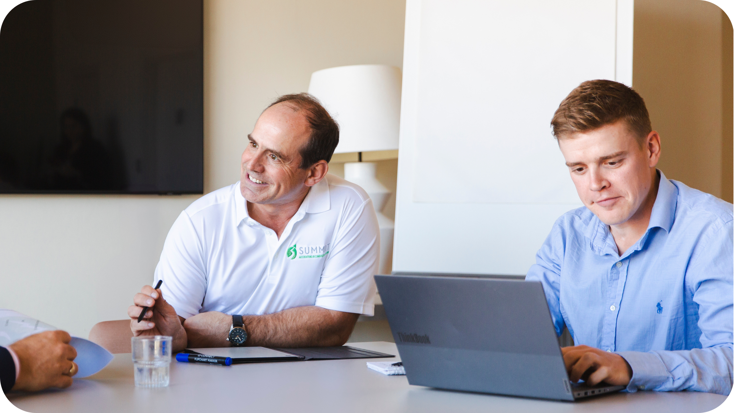 Summit Consulting with Craig and George helping a client with their finance transformation