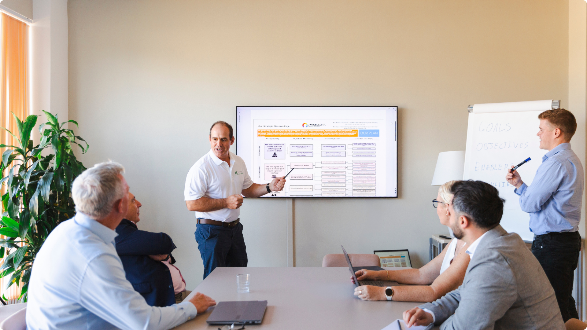 Strategic Economic Plan in action with criag planning this out with a client