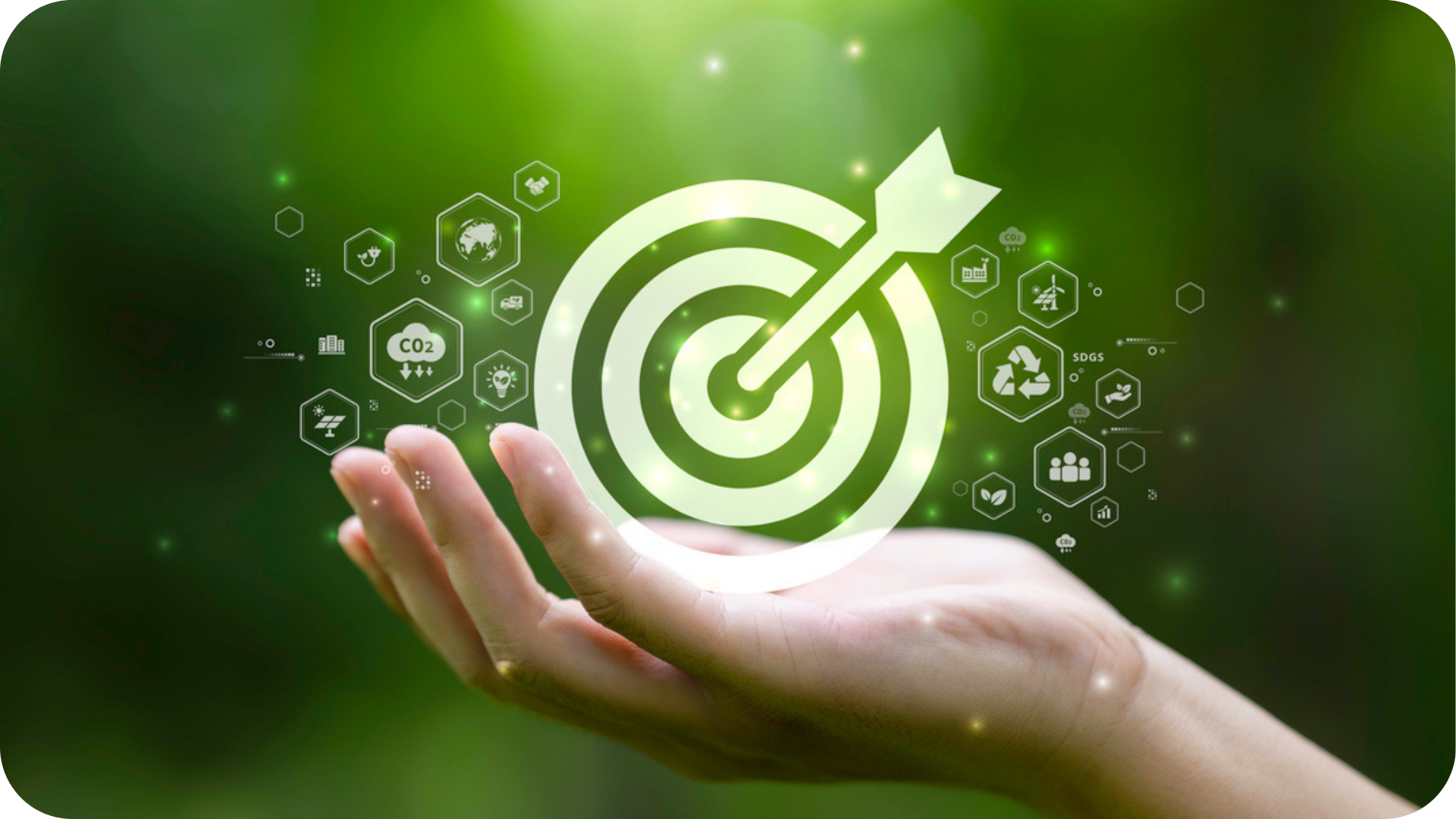 Business Transformation Consultancy for Ambitious Businesses represented by a target in someones hand